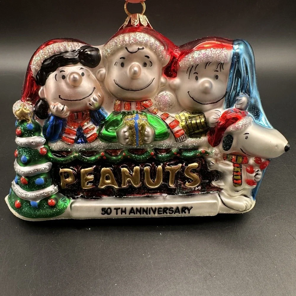 KURT ADLER POLONAISE PEANUTS 50TH‎ ANNIVERSARY ORNAMENT AP1177 4